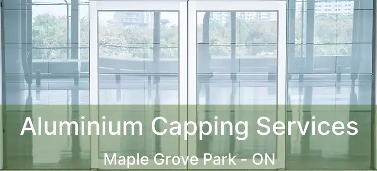  Aluminium Capping Services Maple Grove Park - ON