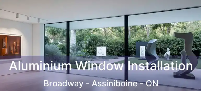  Aluminium Window Installation Broadway - Assiniboine - ON