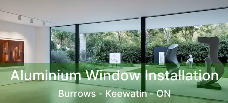  Aluminium Window Installation Burrows - Keewatin - ON