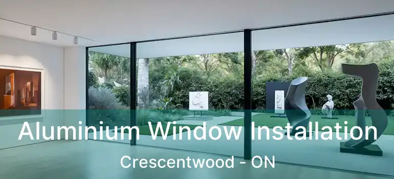  Aluminium Window Installation Crescentwood - ON