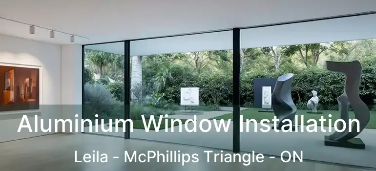  Aluminium Window Installation Leila - McPhillips Triangle - ON