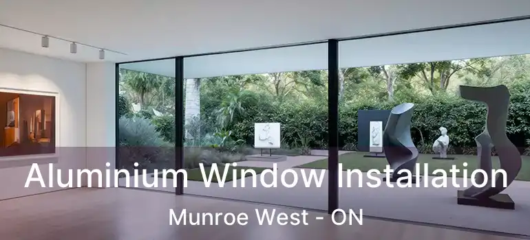  Aluminium Window Installation Munroe West - ON