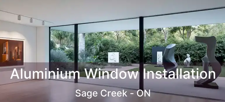  Aluminium Window Installation Sage Creek - ON