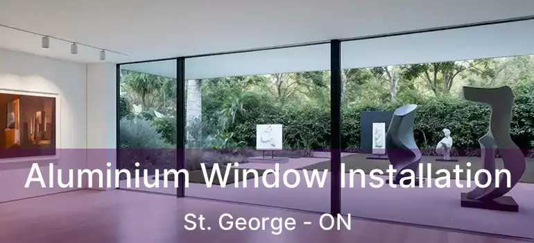  Aluminium Window Installation St. George - ON