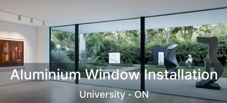  Aluminium Window Installation University - ON