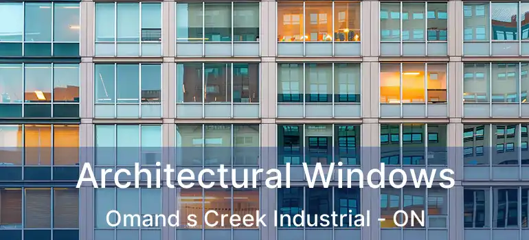  Architectural Windows Omand s Creek Industrial - ON