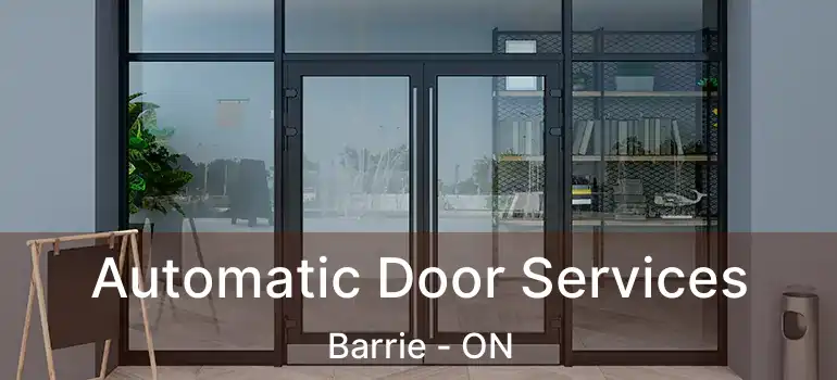  Automatic Door Services Barrie - ON