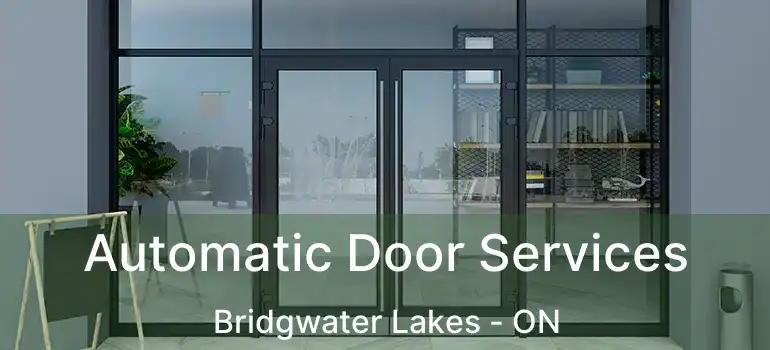  Automatic Door Services Bridgwater Lakes - ON
