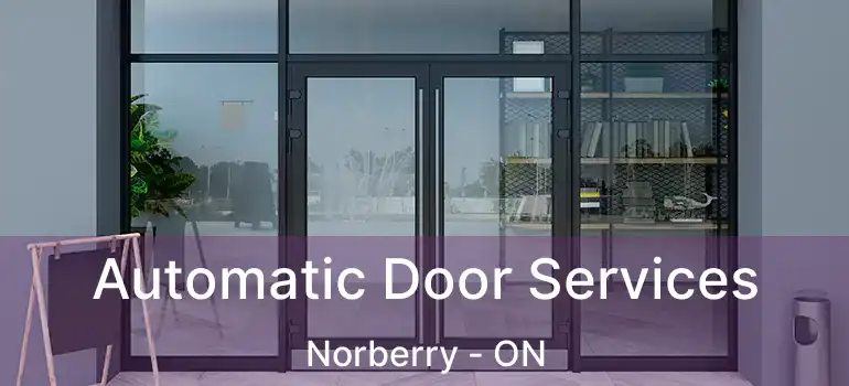 Automatic Door Services Norberry - ON