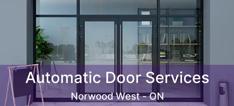  Automatic Door Services Norwood West - ON