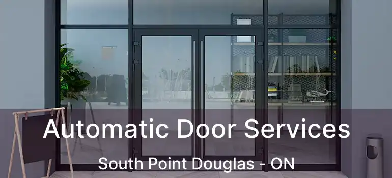  Automatic Door Services South Point Douglas - ON
