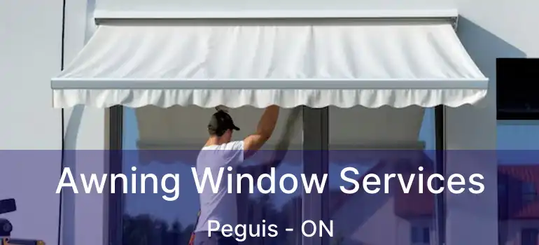  Awning Window Services Peguis - ON
