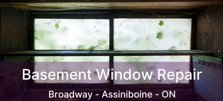  Basement Window Repair Broadway - Assiniboine - ON