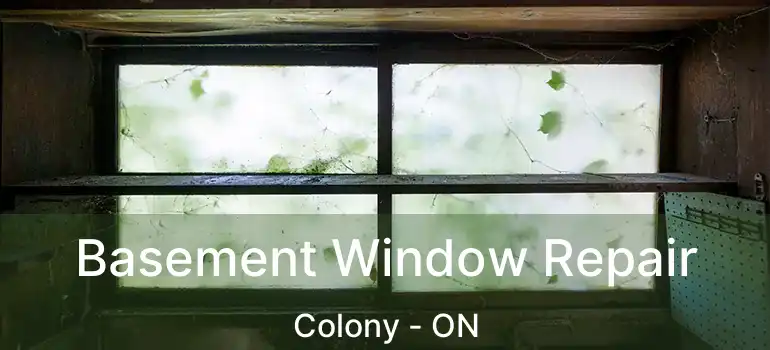  Basement Window Repair Colony - ON