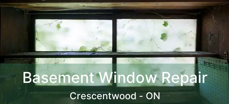  Basement Window Repair Crescentwood - ON