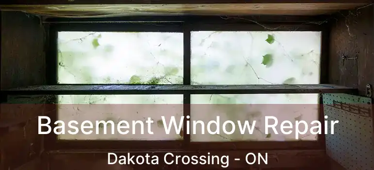  Basement Window Repair Dakota Crossing - ON