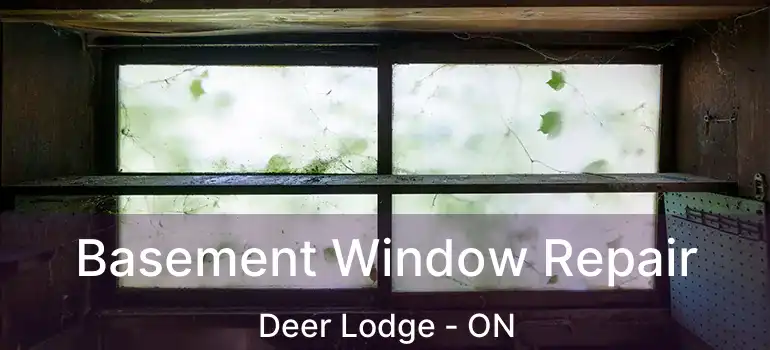  Basement Window Repair Deer Lodge - ON