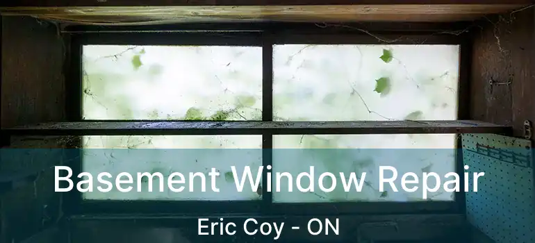  Basement Window Repair Eric Coy - ON