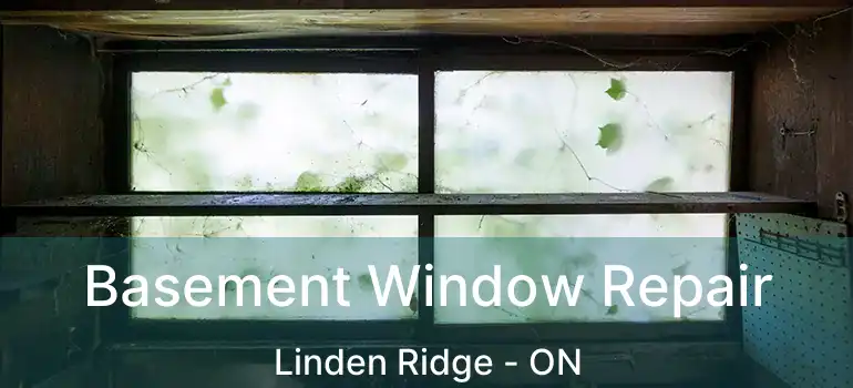  Basement Window Repair Linden Ridge - ON