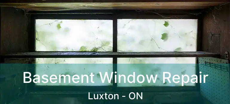  Basement Window Repair Luxton - ON