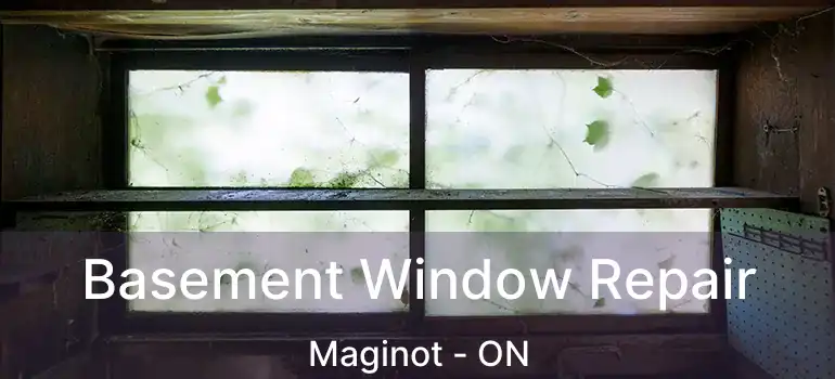  Basement Window Repair Maginot - ON