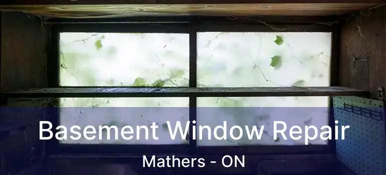  Basement Window Repair Mathers - ON