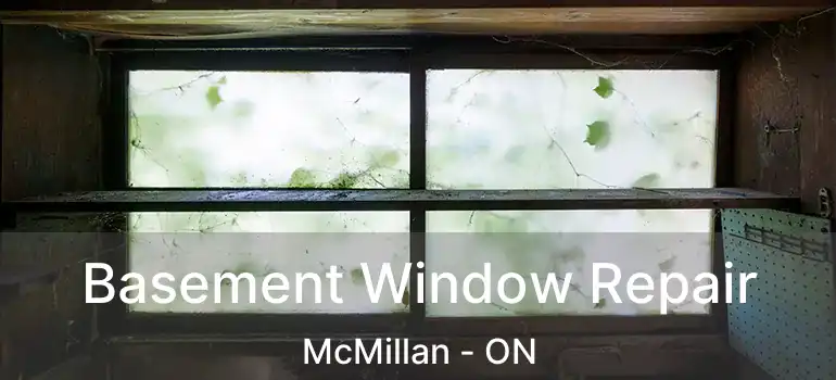  Basement Window Repair McMillan - ON