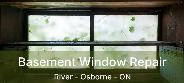  Basement Window Repair River - Osborne - ON