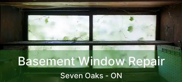  Basement Window Repair Seven Oaks - ON