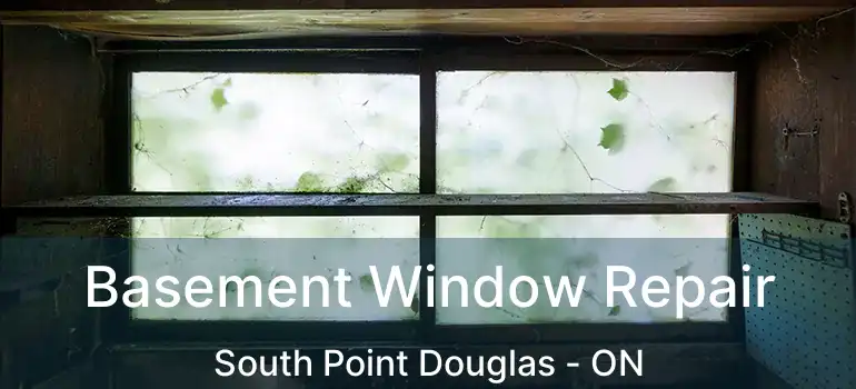  Basement Window Repair South Point Douglas - ON