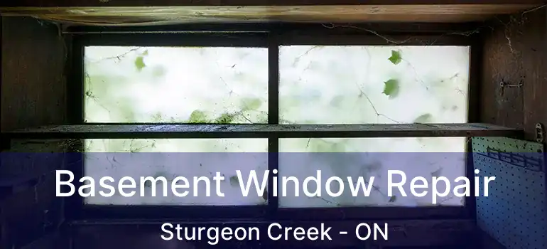  Basement Window Repair Sturgeon Creek - ON