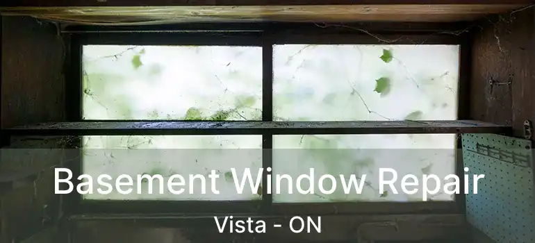  Basement Window Repair Vista - ON