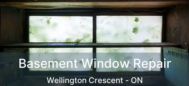  Basement Window Repair Wellington Crescent - ON