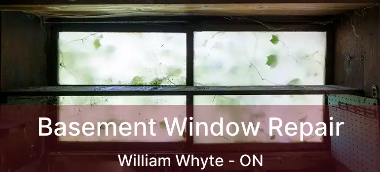  Basement Window Repair William Whyte - ON