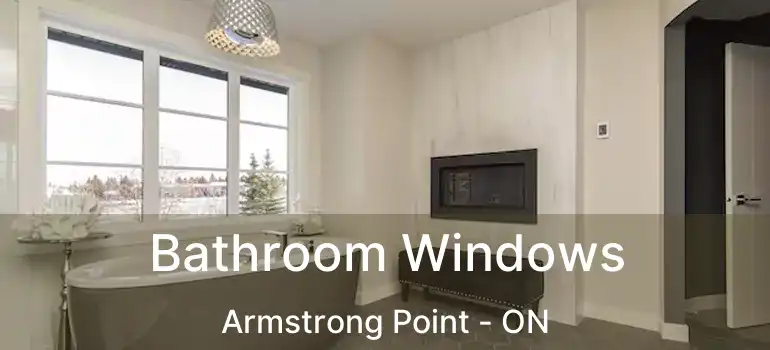  Bathroom Windows Armstrong Point - ON