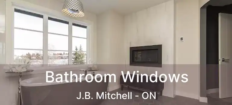  Bathroom Windows J.B. Mitchell - ON