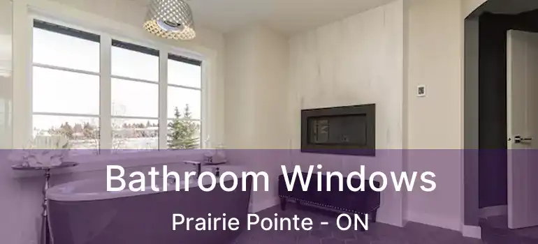  Bathroom Windows Prairie Pointe - ON