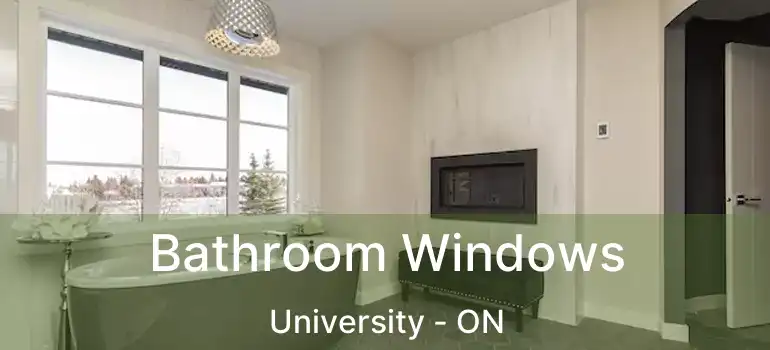  Bathroom Windows University - ON