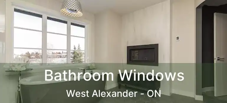  Bathroom Windows West Alexander - ON