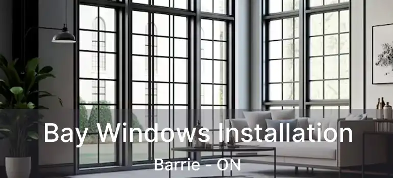  Bay Windows Installation Barrie - ON