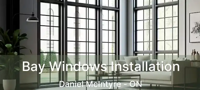  Bay Windows Installation Daniel McIntyre - ON