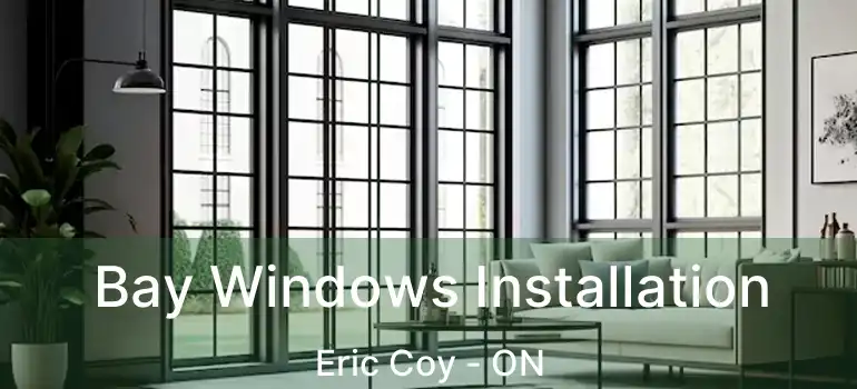  Bay Windows Installation Eric Coy - ON