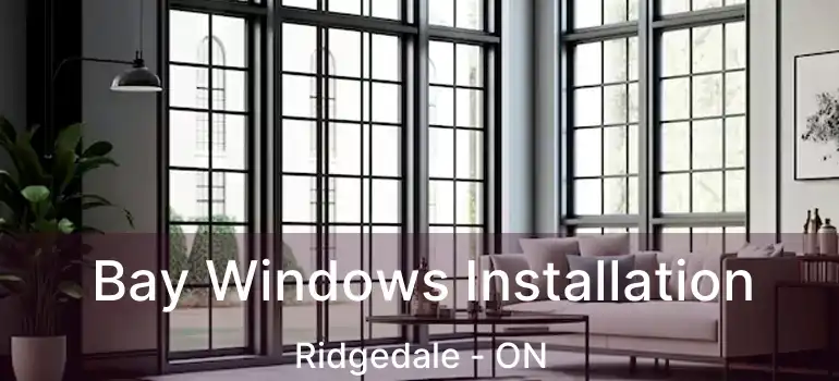 Bay Windows Installation Ridgedale - ON