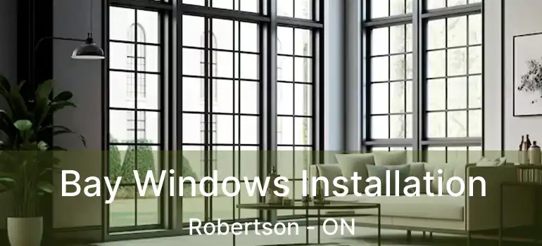  Bay Windows Installation Robertson - ON