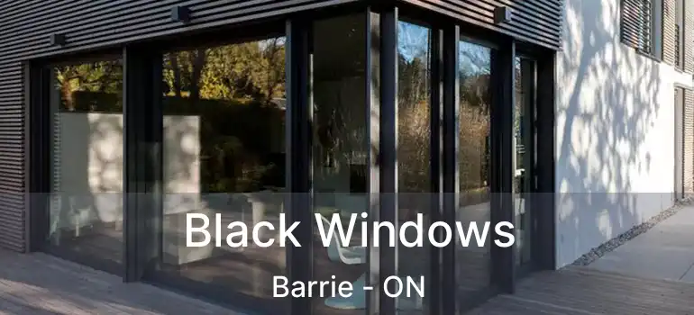  Black Windows Barrie - ON