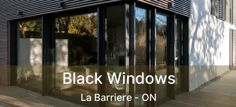  Black Windows La Barriere - ON