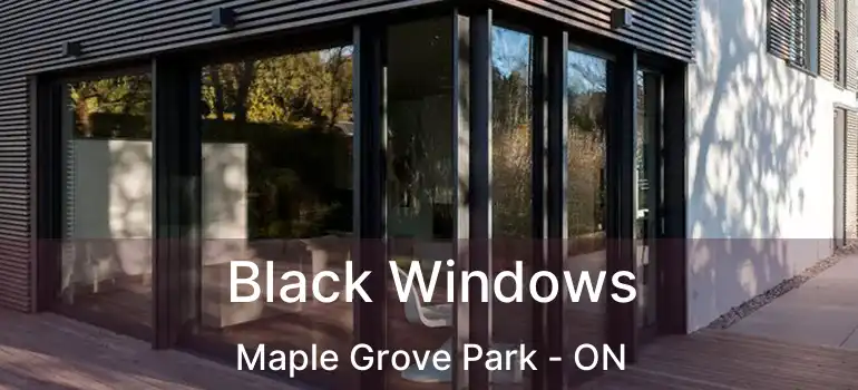  Black Windows Maple Grove Park - ON