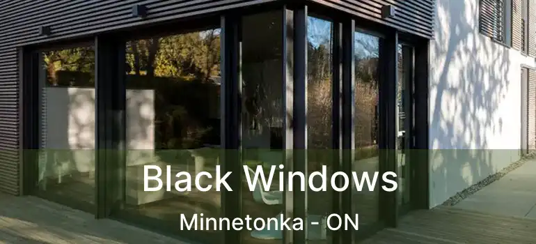  Black Windows Minnetonka - ON
