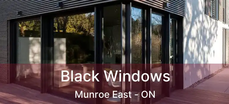  Black Windows Munroe East - ON