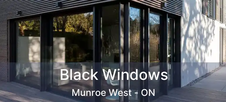 Black Windows Munroe West - ON